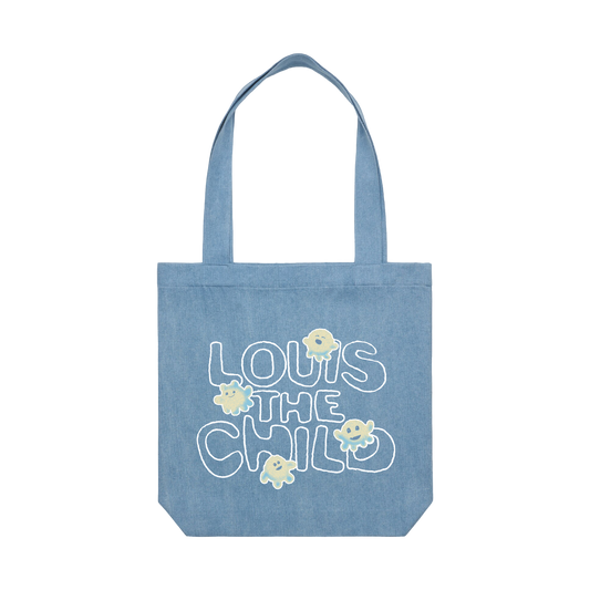 Denim Cloud Monster Tote