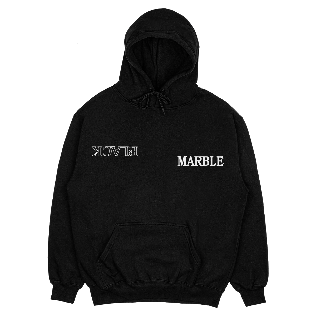 Black Marble Hoodie