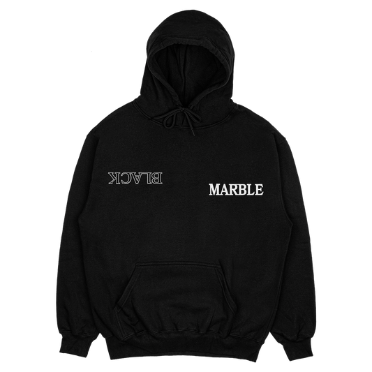 Black Marble Hoodie