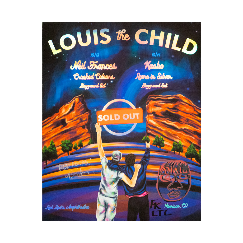 Red Rocks Autographed Poster